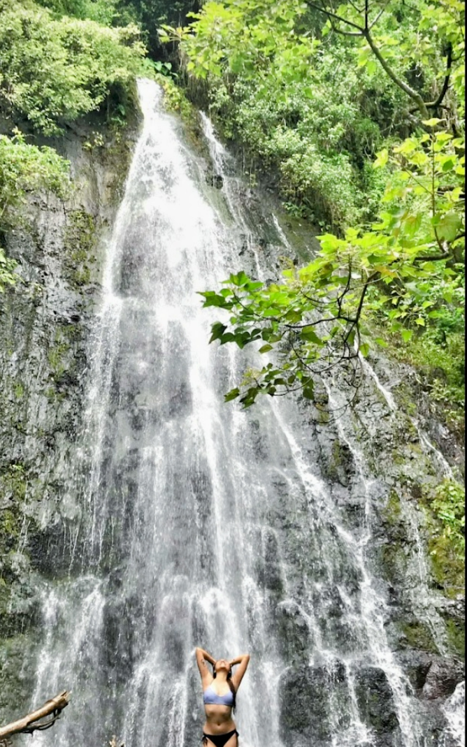 One of many beautiful waterfalls we explore on our Guided Waterfall Hikes of Oahu experience. 